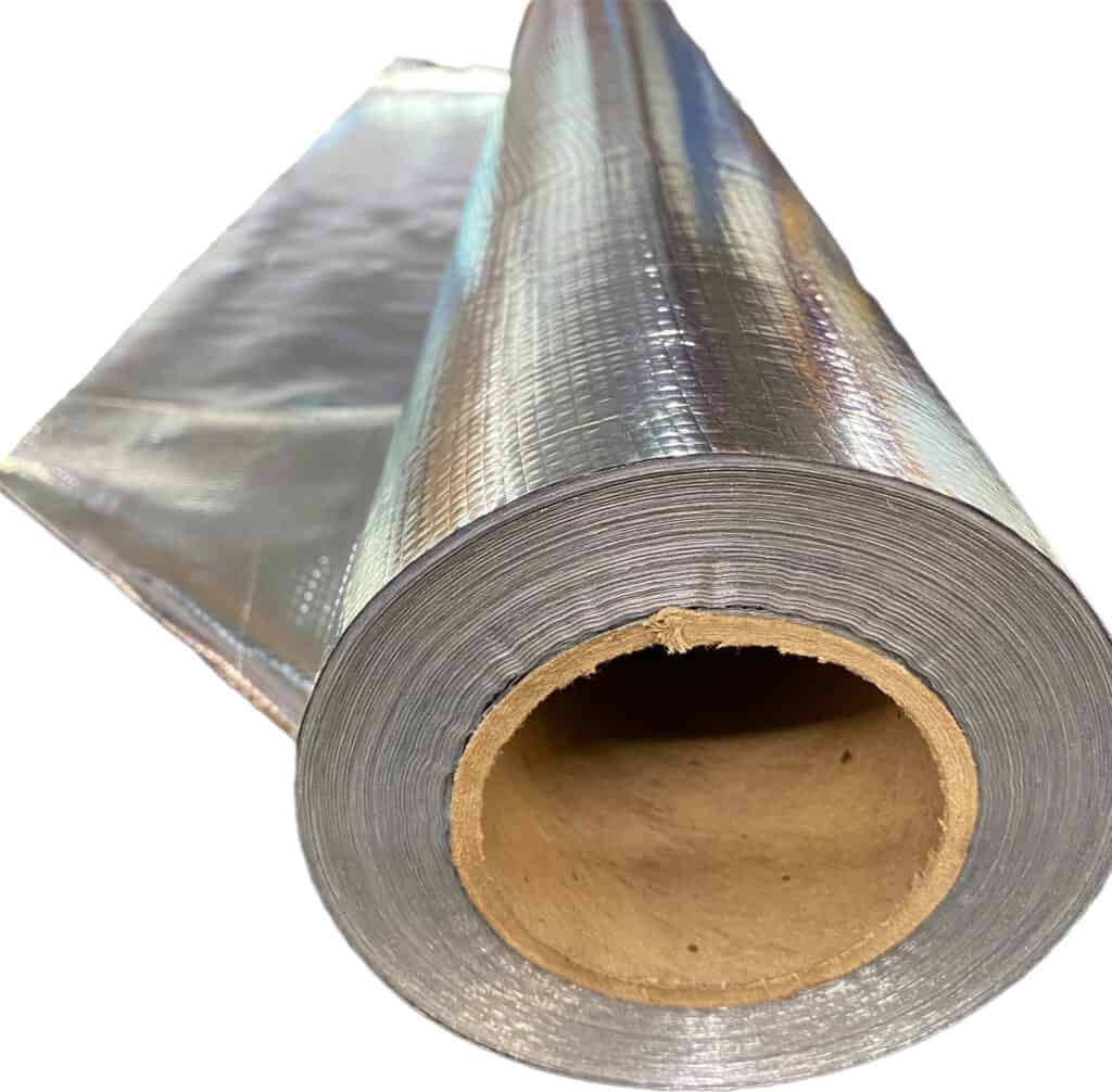 Roll of ES® 55G Solid RFID Radiant Barrier Insulation that doubles as a radiant heat barrier and vapor barrier. Improved durability and performance over Super R Plus.