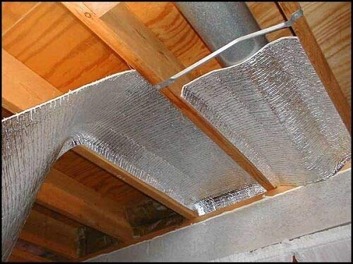 Reflective foam insulation installed in a crawl space to improve energy efficiency and moisture protection