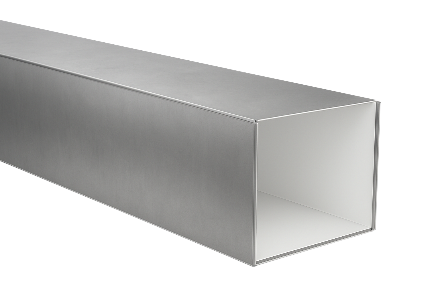 Duct interior lined with ES® Reflective Fabric insulation